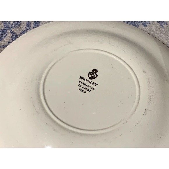 Set of 2 Two Vintage Bromley Side Plates - Picture 11 of 12